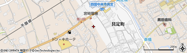愛媛県四国中央市寒川町29周辺の地図