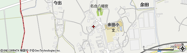 山口県柳井市余田小平尾1342周辺の地図