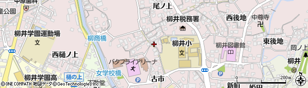 山口県柳井市柳井（尾ノ上）周辺の地図
