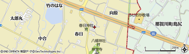徳島県小松島市坂野町（シヤウ内）周辺の地図