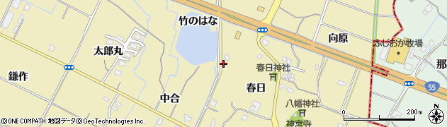 徳島県小松島市坂野町（竹のはな）周辺の地図