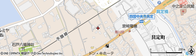 愛媛県四国中央市寒川町283周辺の地図