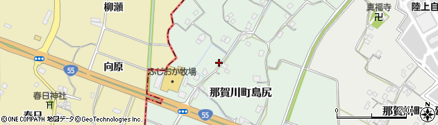 徳島県阿南市那賀川町島尻428周辺の地図
