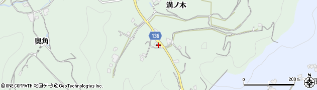 徳島県小松島市田野町（溝ノ木）周辺の地図