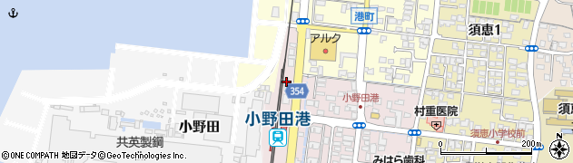 一久中華そば小野田港店周辺の地図