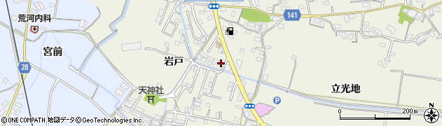 徳島県小松島市大林町（岩戸）周辺の地図