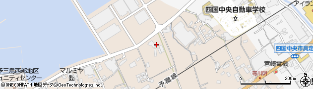 愛媛県四国中央市寒川町374周辺の地図