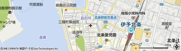 長沢川周辺の地図
