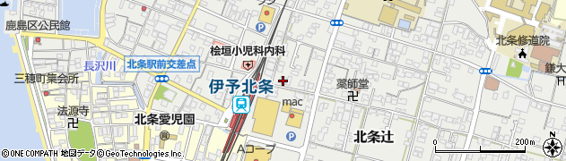 愛媛県松山市北条辻274周辺の地図