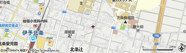 愛媛県松山市北条辻200周辺の地図