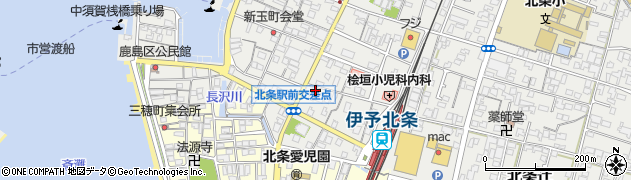 愛媛県松山市北条辻1340周辺の地図
