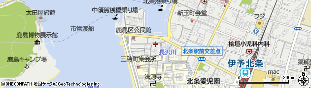 愛媛県松山市北条辻1491周辺の地図