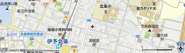 愛媛県松山市北条辻213周辺の地図