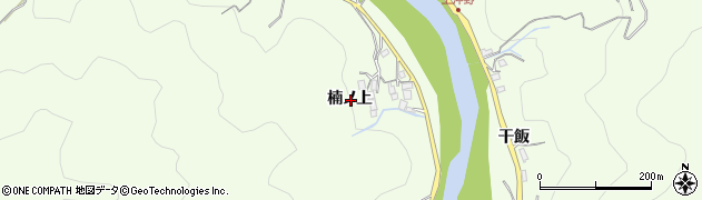 徳島県徳島市飯谷町楠ノ上周辺の地図