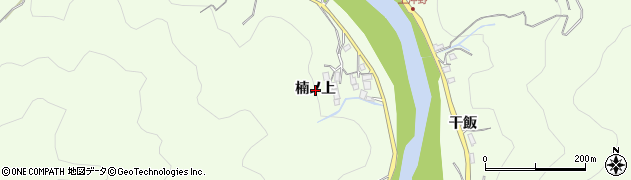 徳島県徳島市飯谷町（楠ノ上）周辺の地図