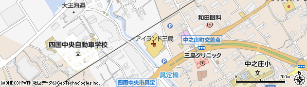 ハードオフ伊予三島店周辺の地図