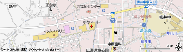 ゆめマート柳井西店周辺の地図