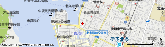 愛媛県松山市北条辻1473周辺の地図