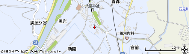 徳島県小松島市立江町（新開）周辺の地図