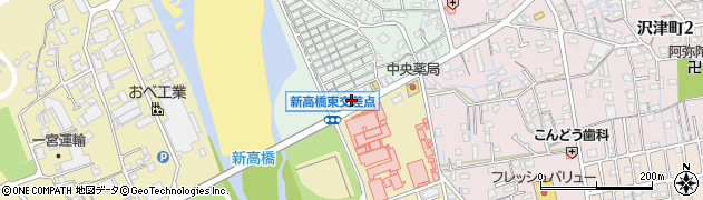 労災病院前周辺の地図