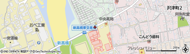 愛媛労災病院周辺の地図