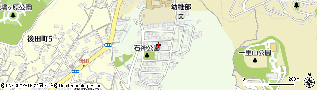 山口県下関市石神町周辺の地図