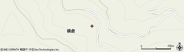 徳島県神山町（名西郡）下分（横倉）周辺の地図