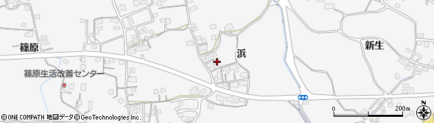 山口県柳井市新庄浜周辺の地図