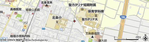 愛媛県松山市北条辻33周辺の地図