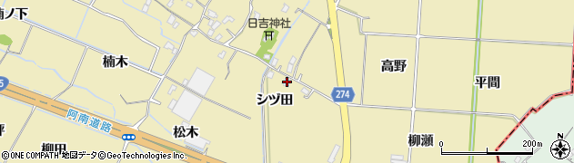 徳島県小松島市坂野町シヅ田30周辺の地図