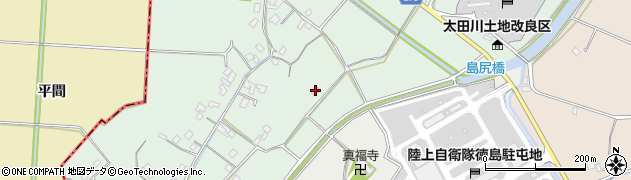 徳島県阿南市那賀川町島尻661周辺の地図