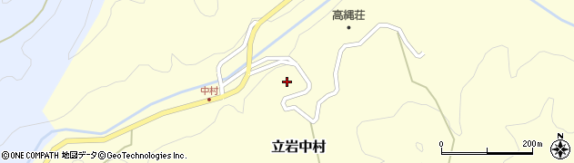 愛媛県松山市立岩中村271周辺の地図