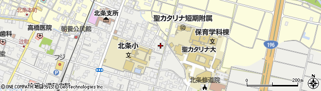 愛媛県松山市北条辻28周辺の地図