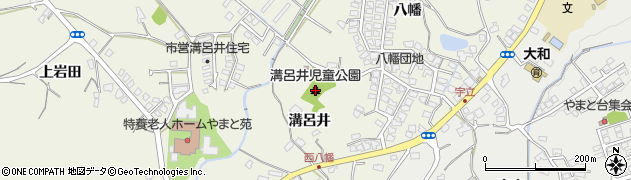 溝呂井児童公園周辺の地図