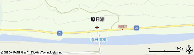 和歌山県日高郡日高川町原日浦213周辺の地図