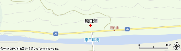 和歌山県日高郡日高川町原日浦205周辺の地図