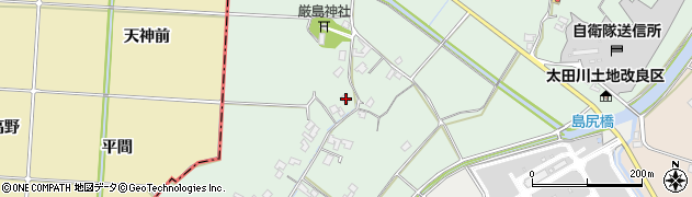 徳島県阿南市那賀川町島尻595周辺の地図