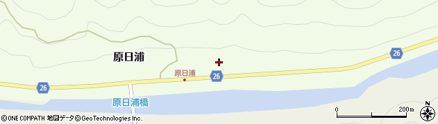 和歌山県日高郡日高川町原日浦154周辺の地図