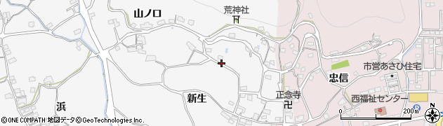 山口県柳井市新庄（新生）周辺の地図