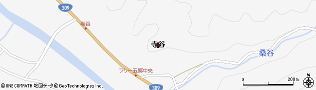 三重県熊野市五郷町（寺谷）周辺の地図