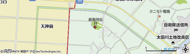 徳島県阿南市那賀川町島尻589周辺の地図