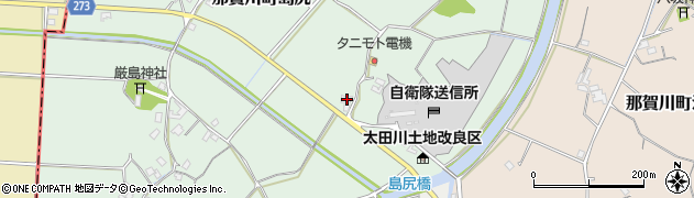 徳島県阿南市那賀川町島尻734周辺の地図