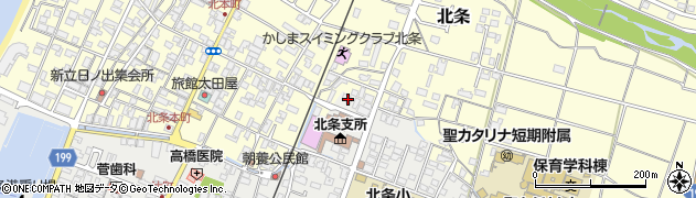 愛媛県松山市北条辻11周辺の地図