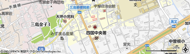 四国中央区検察庁周辺の地図