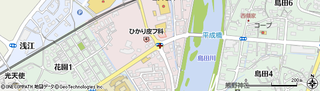 山口県光市木園周辺の地図