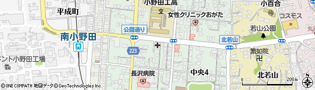 山口県信用組合　本部周辺の地図