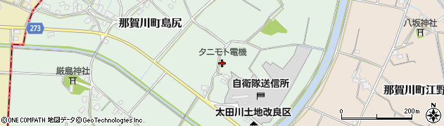 徳島県阿南市那賀川町島尻800周辺の地図