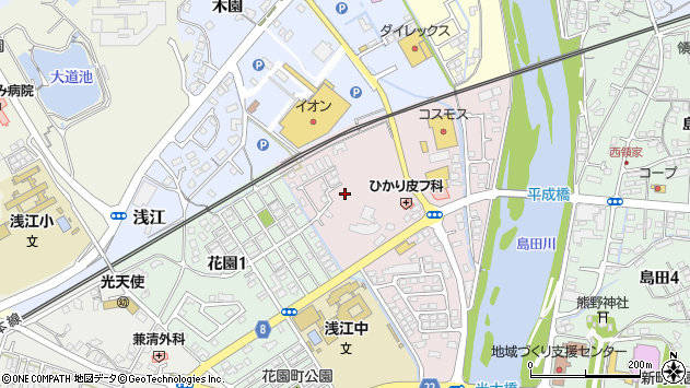 〒743-0046 山口県光市木園の地図