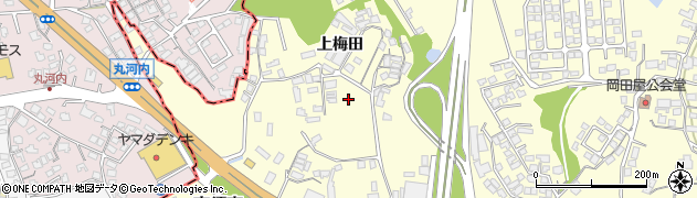山口県宇部市東須恵（上梅田）周辺の地図
