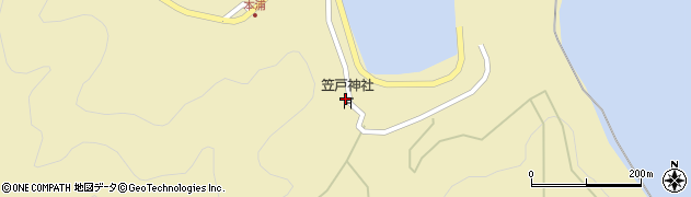 山口県下松市笠戸島366周辺の地図